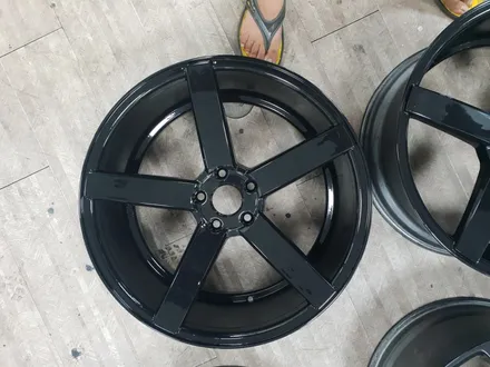 (구리 스마일휠) 벤츠 cls63amg 20인치 사제휠 휠복원+블랙유광(분체도장) / 포천시 소흘읍