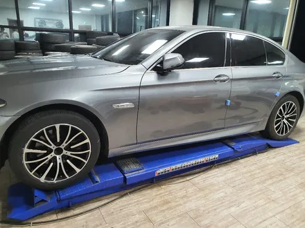 (구리 스마일휠) bmw 520d 18인치 검정+다이아몬드컷팅(분체도장) / 포천시 소흘읍