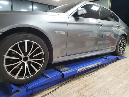 (구리 스마일휠) bmw 520d 18인치 검정+다이아몬드컷팅(분체도장) / 포천시 소흘읍