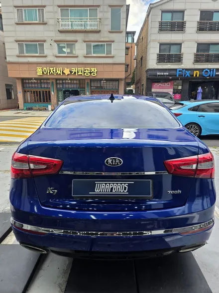 동탄 랩핑 기아 K7 3M 딥블루 메탈릭 전체 재시공으로 다시 새차처럼! / 동탄 반송동