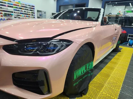 BMW M440i 컨버터블 비닐프로그 퍼플 핑크 전체랩핑 시공 / 동탄 반송동