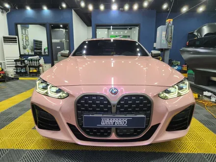 BMW M440i 컨버터블 비닐프로그 퍼플 핑크 전체랩핑 시공 / 동탄 반송동