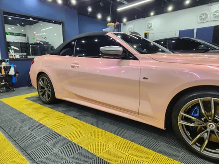 BMW M440i 컨버터블 비닐프로그 퍼플 핑크 전체랩핑 시공 / 동탄 반송동