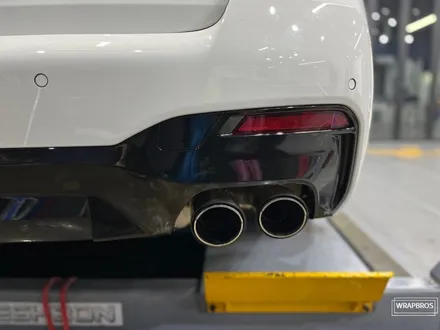 동탄 랩핑 BMW M550i 리어디퓨저 랩핑, M퍼포먼스 사이드스커트 데칼시공! 랩브로스 / 동탄 반송동