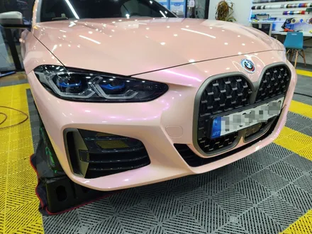 동탄 랩핑 / 비닐프로그 퍼플핑크BMW M440i 컨버터블 랩핑 보험수리 / 랩브로스 / 동탄 반송동