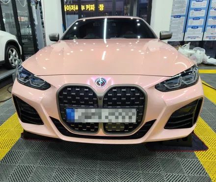 동탄 랩핑 / 비닐프로그 퍼플핑크BMW M440i 컨버터블 랩핑 보험수리 / 랩브로스 / 동탄 반송동