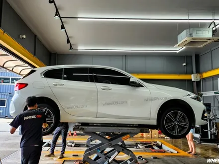 장마철 안전 운전을 위해, 타이어 점검하세요! BMW 1시리즈 타이어 교체기, 한국 벤투스 S2 AS / 용인 기흥구