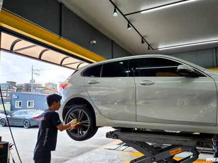 장마철 안전 운전을 위해, 타이어 점검하세요! BMW 1시리즈 타이어 교체기, 한국 벤투스 S2 AS / 용인 기흥구
