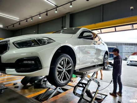 장마철 안전 운전을 위해, 타이어 점검하세요! BMW 1시리즈 타이어 교체기, 한국 벤투스 S2 AS / 용인 기흥구