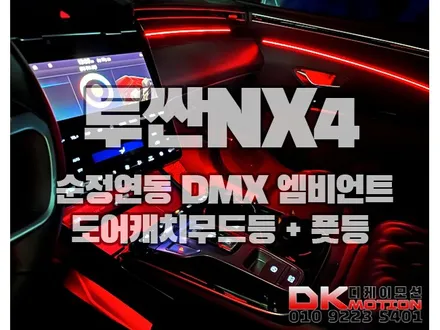 투싼NX4 DMX비노출엠비언트 순정연동시공 이렇게 이뻐?!! / 인천 계양, 김포, 강서, 부평