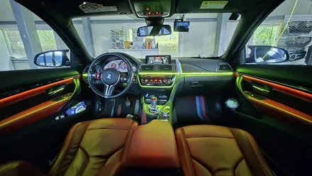 bmw f82 m4 엠비언트 시공하고 신나게 드라이브가요 / 인천 계양, 김포, 강서, 부평