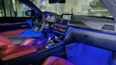 bmw f82 m4 엠비언트 비노출 시공으로 은은하게 ! / 인천 계양, 김포, 강서, 부평