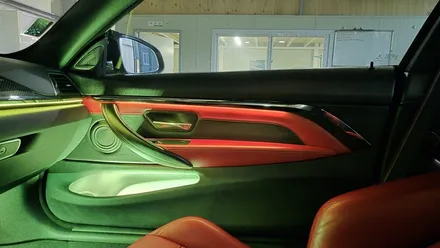 bmw f82 m4 엠비언트 비노출 시공으로 은은하게 ! / 인천 계양, 김포, 강서, 부평