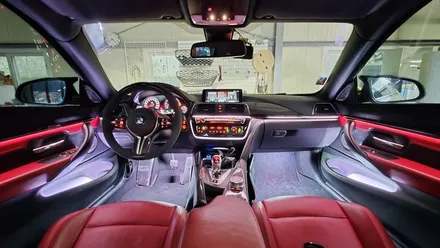 bmw f82 m4 엠비언트 비노출 시공으로 은은하게 ! / 인천 계양, 김포, 강서, 부평