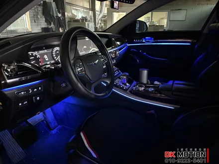 제네시스 eq900/g90 에쿠스 밋밋했서 아쉬웠던 실내를 바꿔줄 엠비언트 시공 / 인천 계양, 김포, 강서, 부평