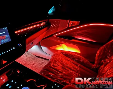 인천 K8 DMX 순정연동 비노출 엠비언트!! 최신차량을 위한 최신제품시공!! / 인천 계양, 김포, 강서, 부평
