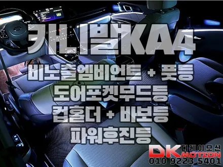 인천 카니발KA4 비노출엠비언트+컵홀더+파워후진등+바보등 완벽!!! / 인천 계양, 김포, 강서, 부평
