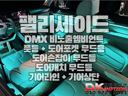 인천 팰리세이드 DMX 순정연동 비노출엠비언트 100%만족시공!! / 인천 계양, 김포, 강서, 부평