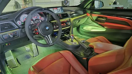 bmw f82 m4 엠비언트 비노출 시공으로 은은하게 ! / 인천 계양, 김포, 강서, 부평