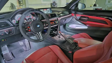 bmw f82 m4 엠비언트 비노출 시공으로 은은하게 ! / 인천 계양, 김포, 강서, 부평