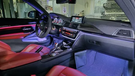 bmw f82 m4 엠비언트 비노출 시공으로 은은하게 ! / 인천 계양, 김포, 강서, 부평