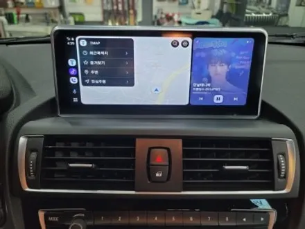 고양시 BMW 118D 애플 카플레이 / 안드로이드 오토 10.2인치 무선 터치 모니터 교체