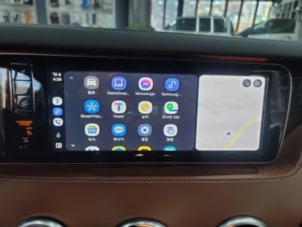 일산카플레이 벤츠 S63 AMG 아이폰 / 안드로이드폰 무선 연결하고 터치로 사용하세요