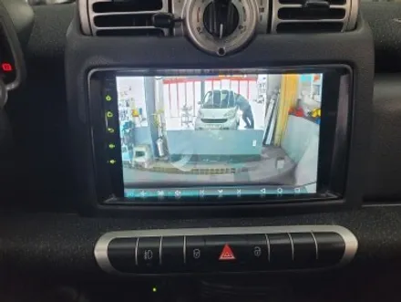 일산 벤츠 스마트 포투 451 (Smart Fortwo) 안드로이드 올인원 / 후방카메라 설치 - 김포파주운정