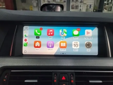 BMW M5 애플 카플레이 / 안드로이드 오토 셋탑 박스 [ 12인치 BMW NBT 카플레이 모니터 ]