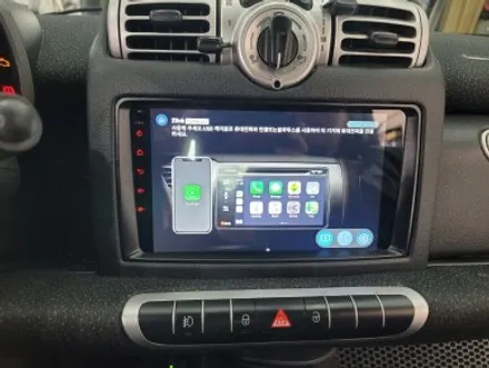 일산 벤츠 스마트 포투 451 (Smart Fortwo) 안드로이드 올인원 / 후방카메라 설치 - 김포파주운정