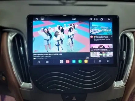 파주 올뉴말리부 액정 파손으로 안드로이드 올인원 후방카메라 교체