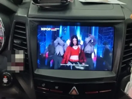 일산 티볼리 안드로이드 올인원 블랙박스 보조배터리 설치 - 파주