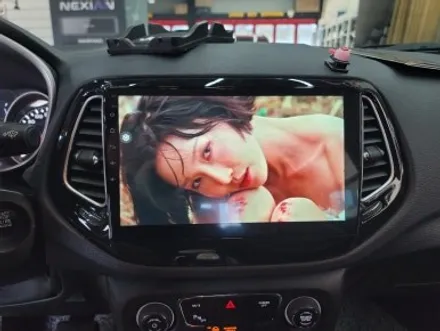 일산 지프 컴패스 순정 내비 고장으로 안드로이드 올인원 교체 - 파주