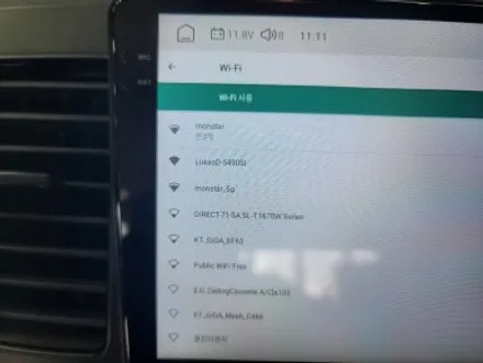 일산 올뉴모닝 켈란 안드로이드 올인원 AHD 후방카메라 설치 - 파주운정
