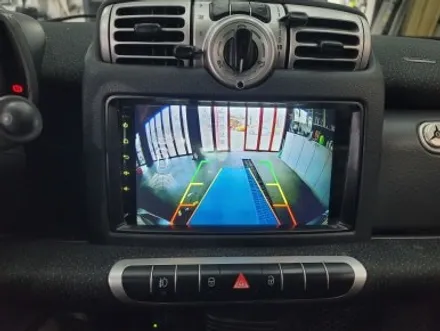 일산 벤츠 스마트 포투 451 (Smart Fortwo) 안드로이드 올인원 / 후방카메라 설치 - 김포파주운정