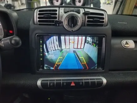 일산 벤츠 스마트 포투 451 (Smart Fortwo) 안드로이드 올인원 / 후방카메라 설치 - 김포파주운정