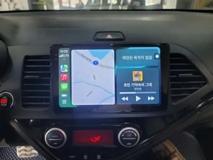 일산 올뉴모닝 켈란 안드로이드 올인원 AHD 후방카메라 설치 - 파주운정