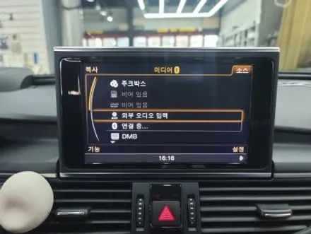 일산 아우디 A6 카플레이 / 안드로이드 오토 셋탑 박스 시공기