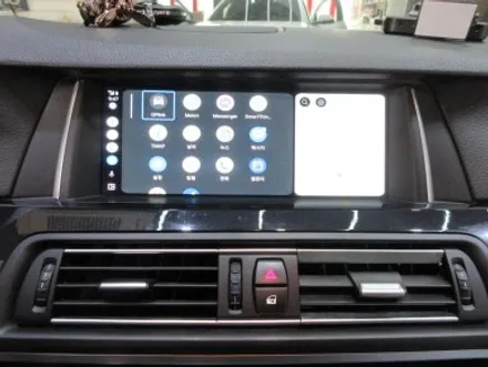 일산 BMW 520D F10 NBT 순정 모니터로 애플 카플레이 안드로이드 오토 사용하세요 - 파주