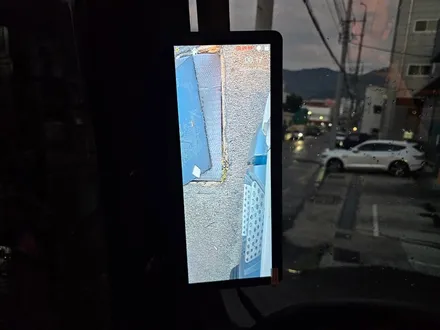 만트럭 윙바디 화물차 녹화 기능이 포함된 디지털 사이드미러 장착 / 부산 사상구