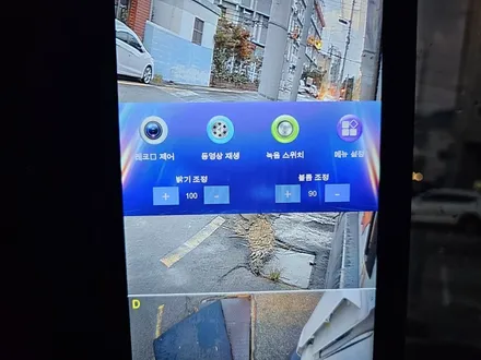 만트럭 윙바디 화물차 녹화 기능이 포함된 디지털 사이드미러 장착 / 부산 사상구