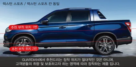 렉스턴 스포츠 가디언 도어 가드, 생보 PPF / 부산 사상구