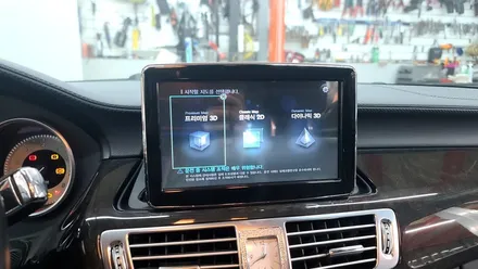 W218 벤츠 CLS350 부산 12.3인치 안드로이드 올인원 시공 / 부산 사상구