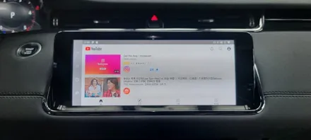 레인지로버 이보크 안드로이드 오토 A200 PLUS 시공 / 부산 사상구