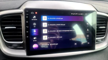 무선 안드로이드 오토, 무선 카플레이가 탑재된 안드로이드올인원 내비게이션 쏘렌토 시공 / 부산 사상구