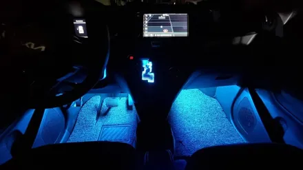 2023 페페리 레이 기어봉 풋등 RGB LED 시공 및 웜화이트 식빵등 시공 / 부산 사상구