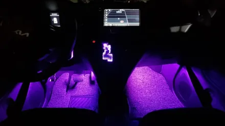 2023 페페리 레이 기어봉 풋등 RGB LED 시공 및 웜화이트 식빵등 시공 / 부산 사상구