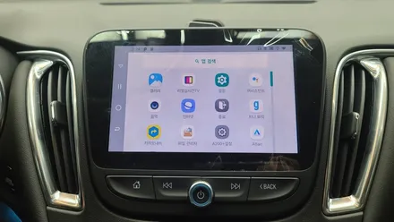 올뉴말리부 안드로이드 오토 A200 PLUS,살균 LED 무드등 시공 / 부산 사상구