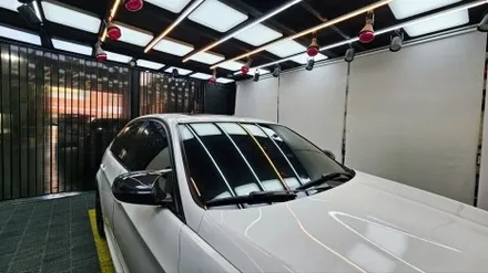 부산 브이쿨 K28 bmw e90 전면 틴팅?썬팅? / 부산 사상구