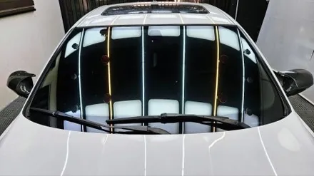 부산 브이쿨 K28 bmw e90 전면 틴팅?썬팅? / 부산 사상구